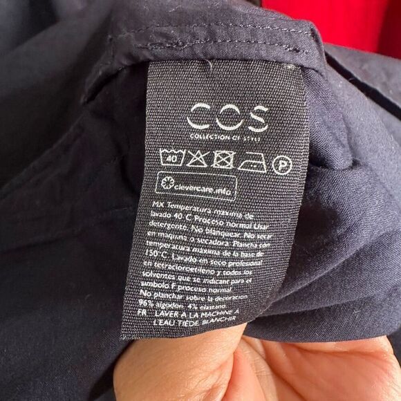 COS Cotton Button Front Dress - Picture 8 of 9